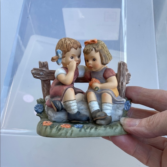 Goebel Other - Goebel Figurine of Two Girls on a Bench